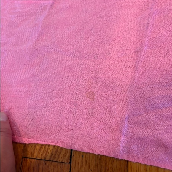 Pink Ombré Fringe Scarf - Picture 6 of 6